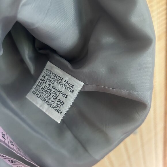 Grey Vintage Plaid Blazer - Picture 5 of 10